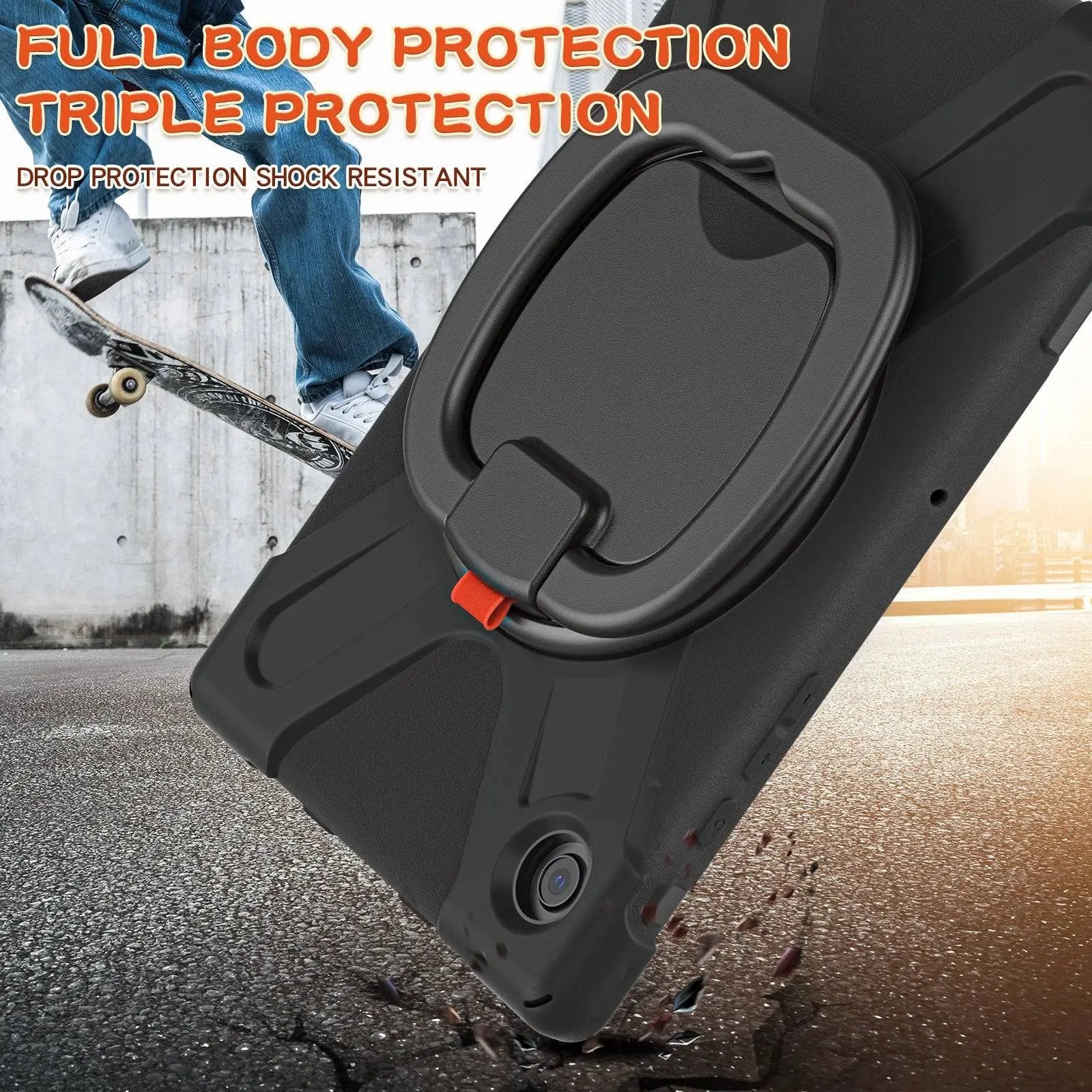 Full-body protection Samsung Tablet A8 X200 Case with triple-layer shock resistance, designed to withstand drops and impacts for enhanced durability.